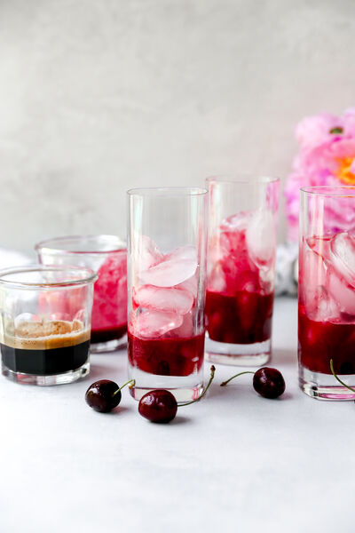 Cherry Bomb Iced Coffee