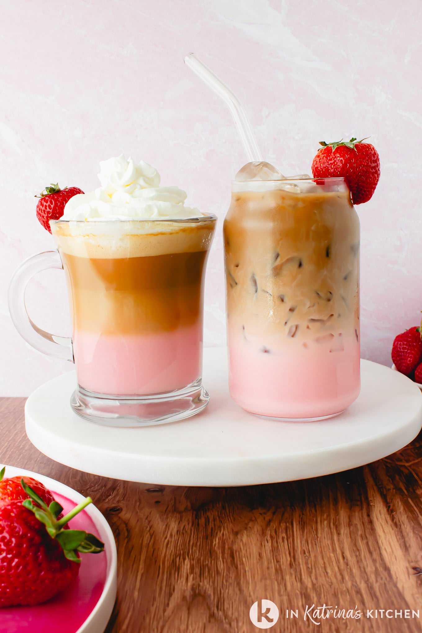 Chocolate Strawberry Bliss Iced Coffee
