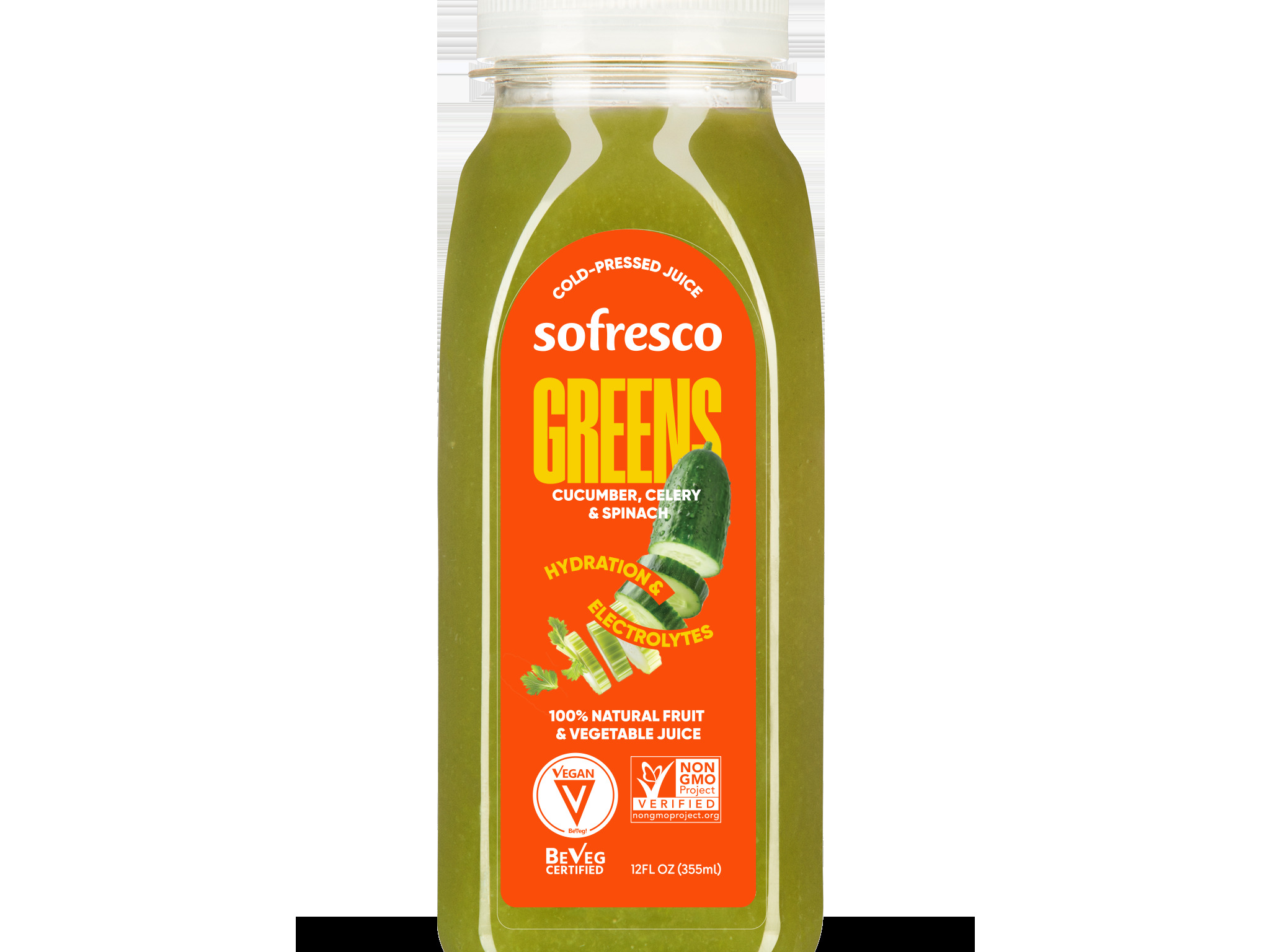 Cold Pressed Cucumber Celery Green Juice