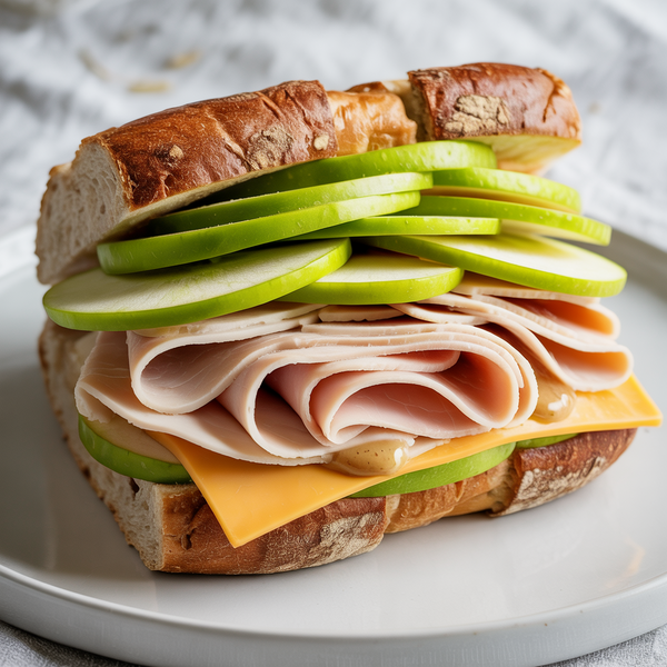 Turkey, apple cheddar